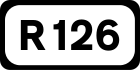 R126 road shield}}