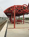 The platform at Crenshaw station