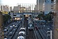 The station from Scout Borromeo–NIA South Road Footbridge