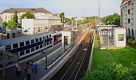 Zicht over het station