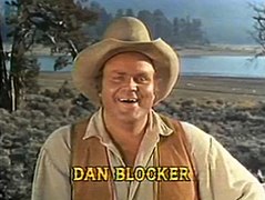 Dan Blocker, como 'Hoss' Cartwright