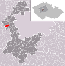 Drahelčice – Mappa