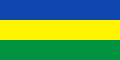 Bandiera della Repubblica del Sudan (1956-1969) e della Repubblica Democratica del Sudan (1969-1970)