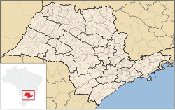 Localização de Santa Salete em São Paulo