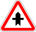 Crossroad with priority