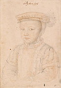 François Clouet, Retrato de Francisco II de Francia (dibujo)