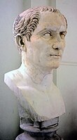 Júlio César, busto no Museu Arqueológico Nacional de Nápoles