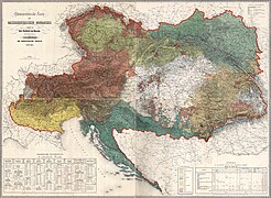 Mapa etnografico del imperio de 1855.