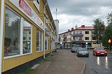 Köpmannagatan år 2012 i riktning mot Kalix kyrka.