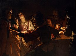 Gerard van Honthorst, The Denial of Saint Peter, c. 1618–20