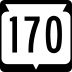 State Trunk Highway 170 marker