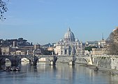 Der Petersdom in Rom mit einem der Ziele des Pilgerwegs, dem Grab des Apostels Petrus.