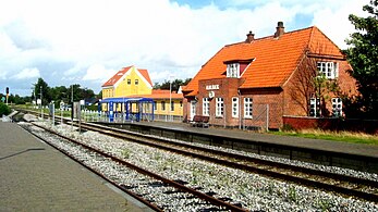 Ålbæks station.