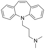 Skeletal formula of depramine