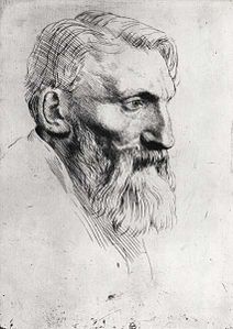 Radering af Alphonse Legros