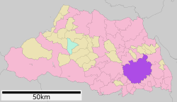 Lokasi Saitama (سايتاما) di Wilayah Saitama