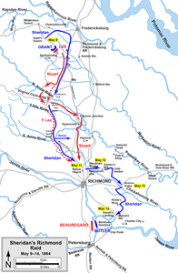 Sheridan's Richmond Raid, including the Battles of Yellow Tavern and Meadow Bridge