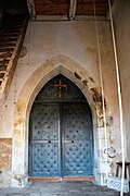 Entrée de l'église.