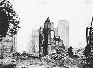 The ruins of Guernica