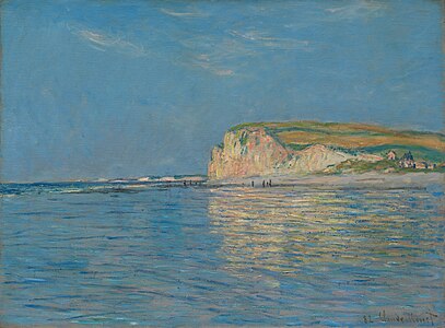 Primamalerei. Claude Monet: Ebbe bei Pourville, in der Nähe von Dieppe.