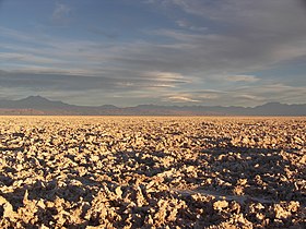 Posta de sol al Salar.