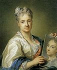 Rosalba Carriera, Avtoportret s portretom svoje sestre, 1715, pastel na papirju; Galerija Uffizi, Firence