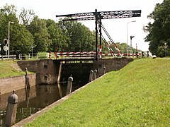 Reutum, lock on the Almelo-Nordhorn canal