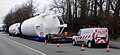 Image 41The Polish transport company Bedmet uses a special vehicle to transport two large silos. (from Road transport)