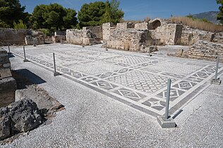 Mosaïque des thermes.