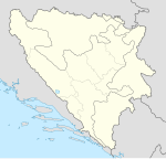 Location map many/doc liggur í Bosnia and Herzegovina