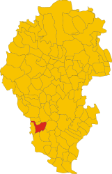 Montebello Vicentino – Mappa