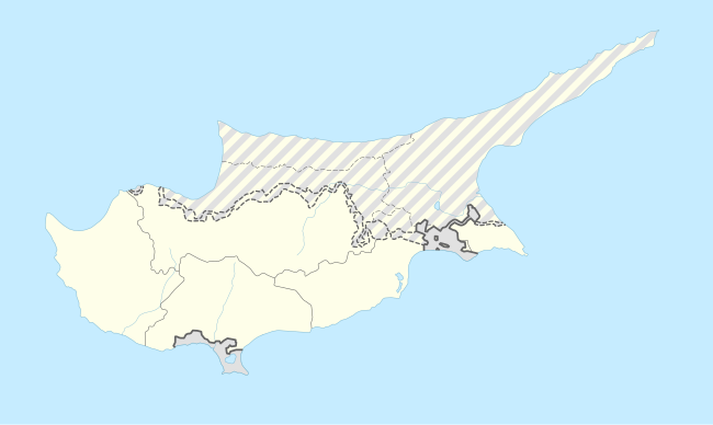 1989–90 Cypriot First Division is located in Cyprus