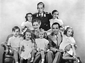 Propagandaministerium releases Fathers' Day image of Reichsminister Goebbels with family