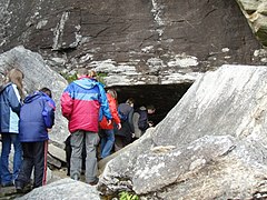 Entrada da caverna Grønligrotta