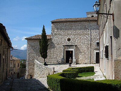 Församlingskyrkan Santa Maria Maggiore.