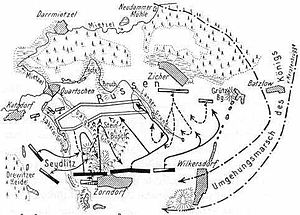 The Battlefield was a morass of marshlands and streams, making passage and tactics difficult