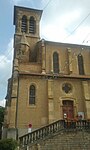 Clocher de l'église Notre-Dame de Seissan.