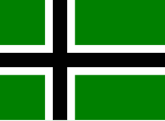 Die “Vinlandvlag”, gebruik deur die musiekgroep Type O Negative en soortgelyk aan die een wat deur die Prinsdom Noordwoude gebruik word