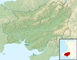 Llyn y Fan Fach is located in Carmarthenshire