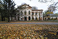 Ruins of the Branicki palace in Rudym Siele