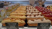 Éclairs at Fauchon in Paris