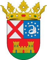 Representación heráldica del blasón.