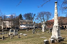 View from Willow Grove Cemetery, 2018