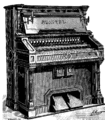 Kunstharmonium [de] (French: harmoniums d’art) with Celesta,[43] by Auguste Victor Mustel [fr], Paris (1890)