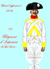 régiment de La Sarre de 1776 à 1779 (variante)