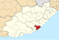 Location in the Eastern Cape