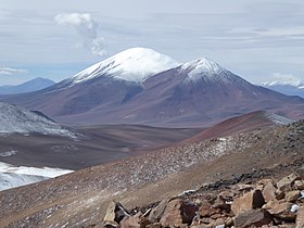 Vue depuis le nord-ouest (côté chilien).