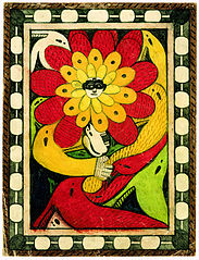 Adolf Wölfli, Varhainen kukka, 1917.