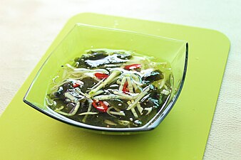 Korean miyeok naegguk (cold seaweed soup)