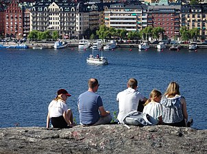 Skinnarviksberget på sommaren.